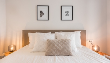 Resa Estates Ibiza te koop appartement Vadella Mar zee zicht slaapkamer .jpg